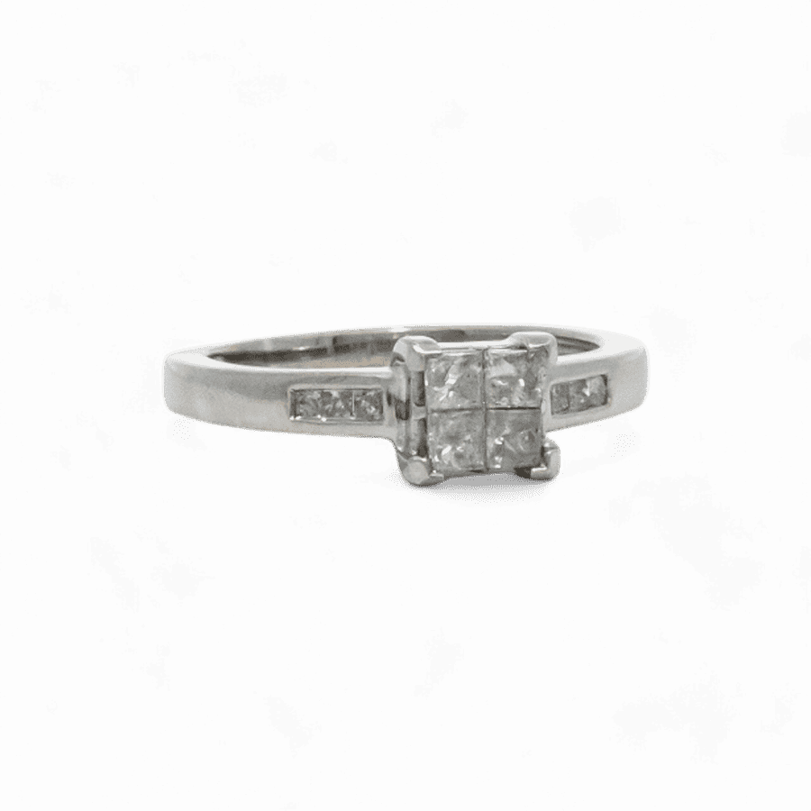 Picture of  Ring Platinum With 0.34 Carats Of Diamonds