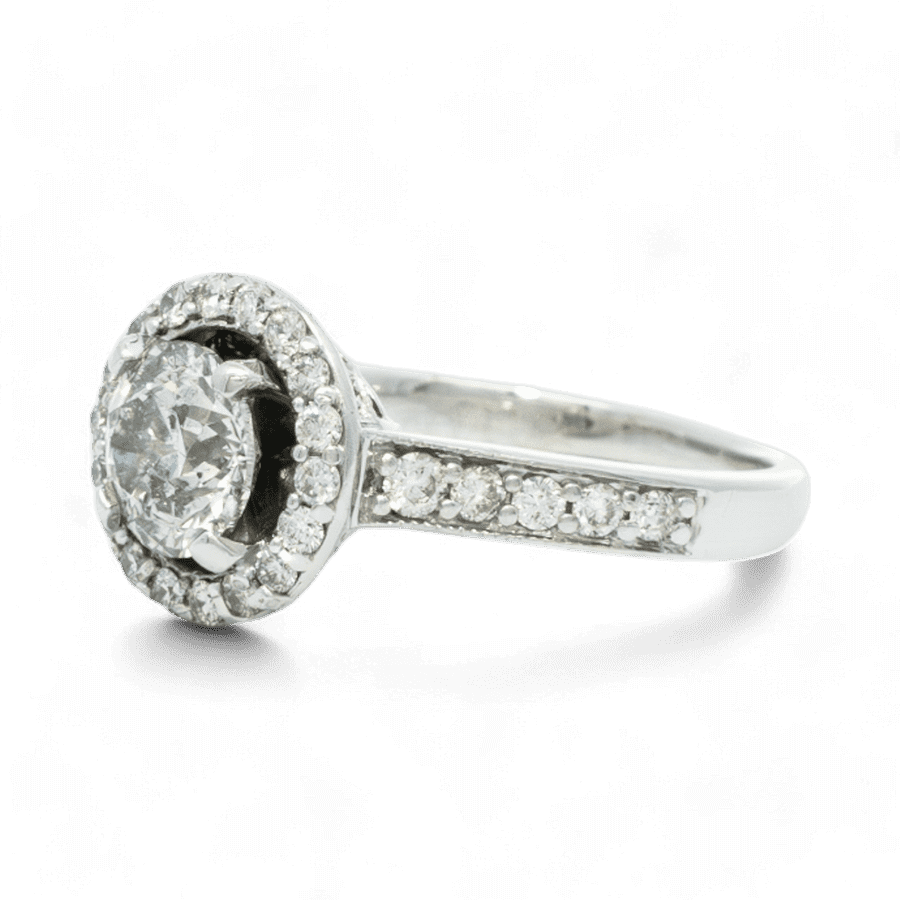 Picture of  Ring 14k White Gold With 1.44 Carats of Diamonds