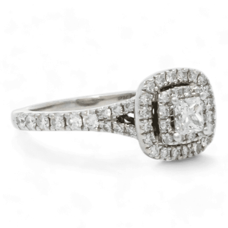 Picture of  Ring 14k White Gold with 0.95 Carats of Diamonds