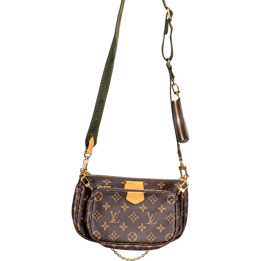 LOUIS VUITTON Louis Vuitton Multi Pochette Green