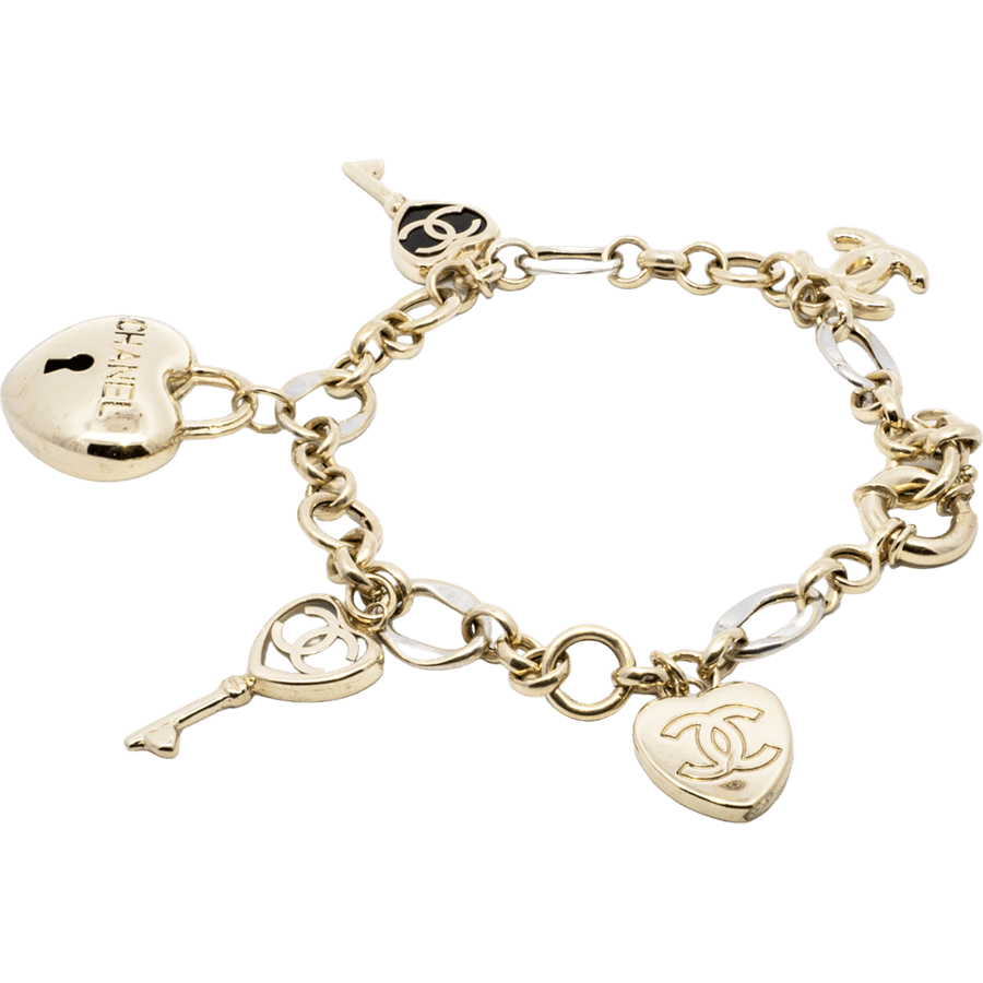 Picture of CHANEL Bracelet 10k Two Toned Gold