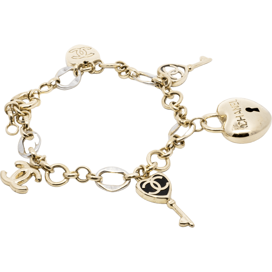 Picture of CHANEL Bracelet 10k Two Toned Gold