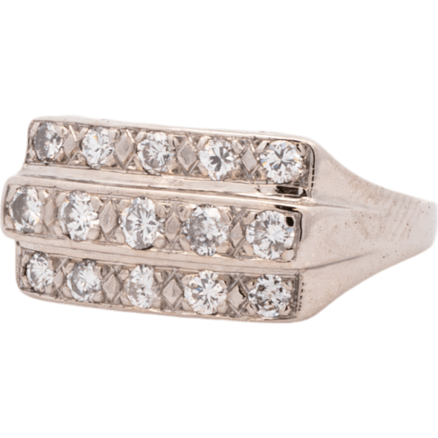 Picture of  Ring 10k White Gold with 0.7 Carats of Diamonds