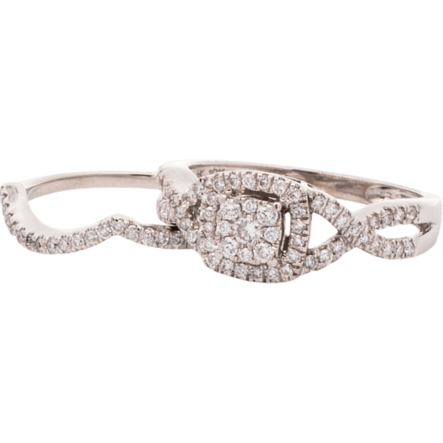 Picture of  Ring 10k White Gold with 0.532 Carats of Diamonds