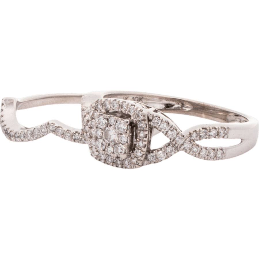 Picture of  Ring 10k White Gold with 0.532 Carats of Diamonds