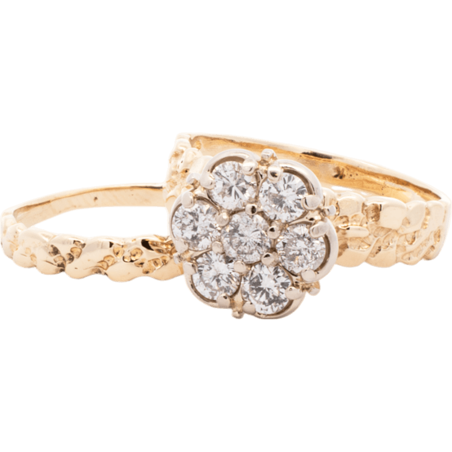 Picture of  Ring 10k Yellow Gold with 0.98 Carats of Diamonds