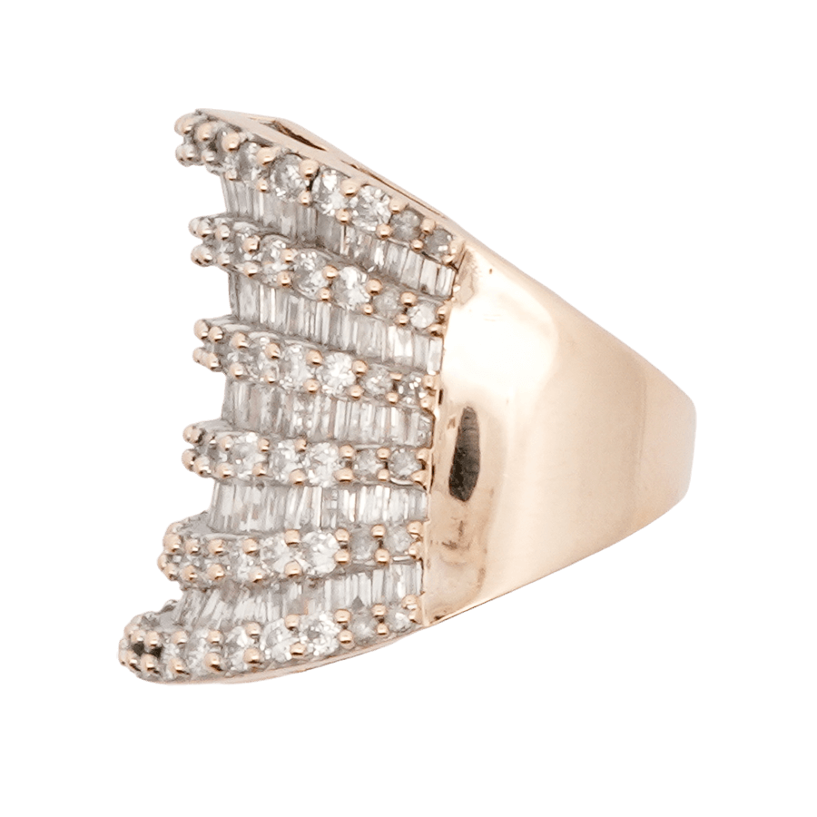 Picture of  Ring 10k Yellow Gold with 10.34 Total Carats of Diamonds