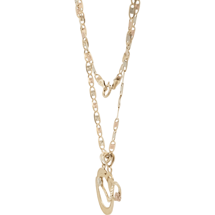 Picture of  Chain 14k Tri Colored Gold