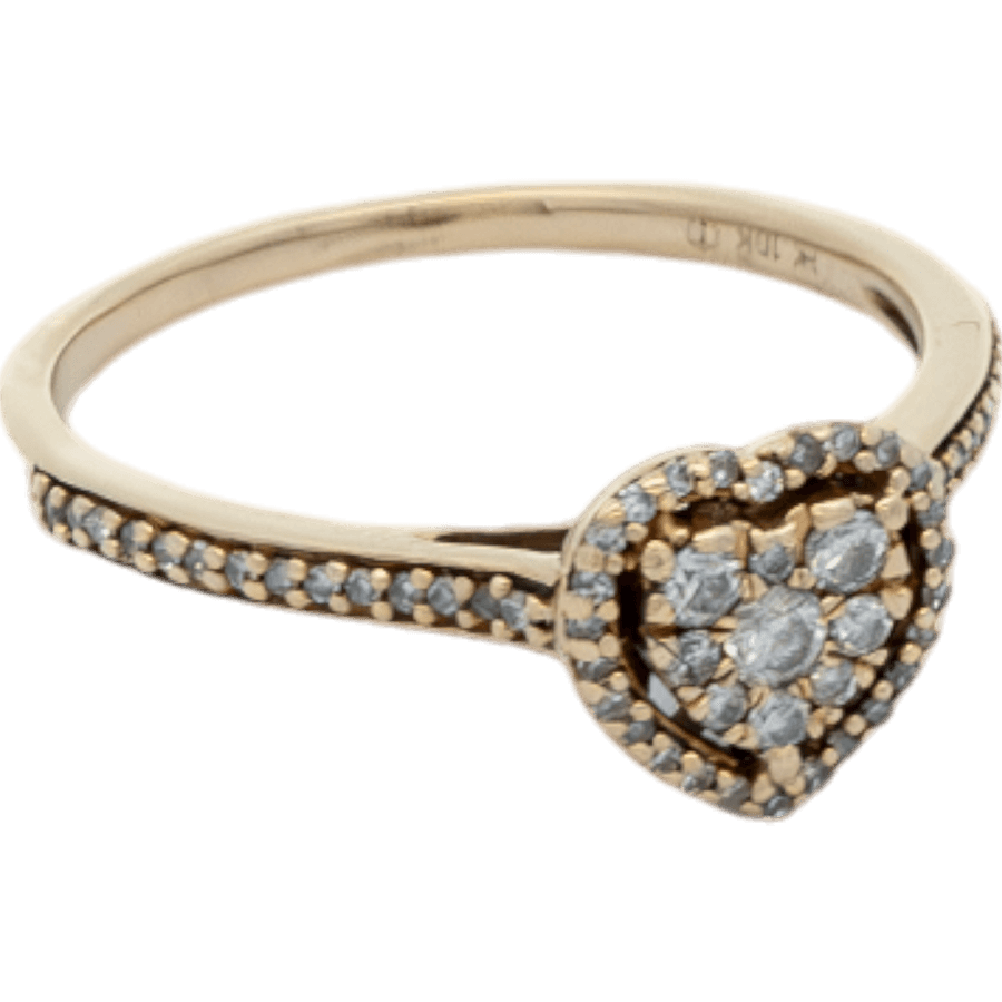 Picture of  Ring 10k Yellow Gold with 0.2 Total Carats of Diamonds