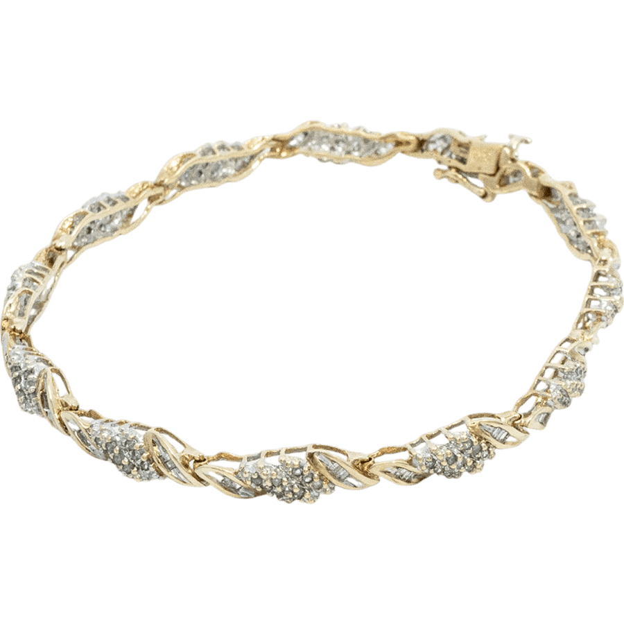 Picture of  Bracelet 10k Yellow Gold with 1.54 Total Carats of Diamonds