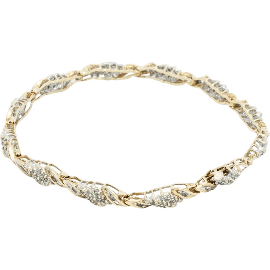 Picture of  Bracelet 10k Yellow Gold with 1.54 Total Carats of Diamonds