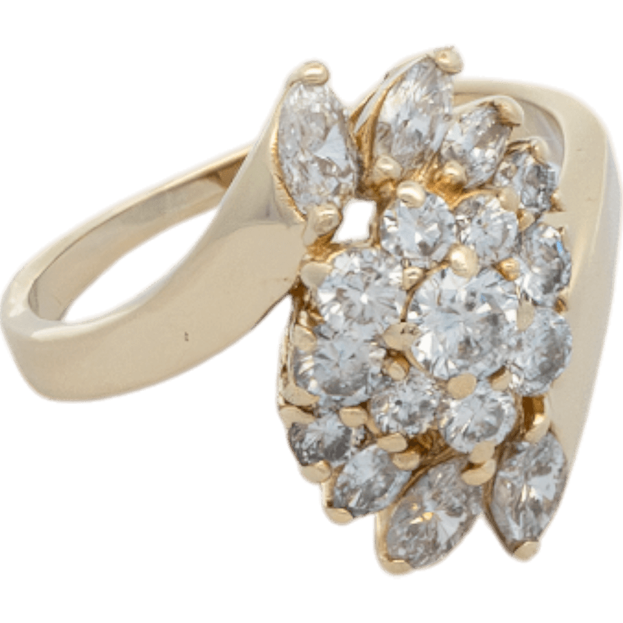 Picture of  Ring 14k Yellow Gold with 1.03 Total Carats of Diamonds