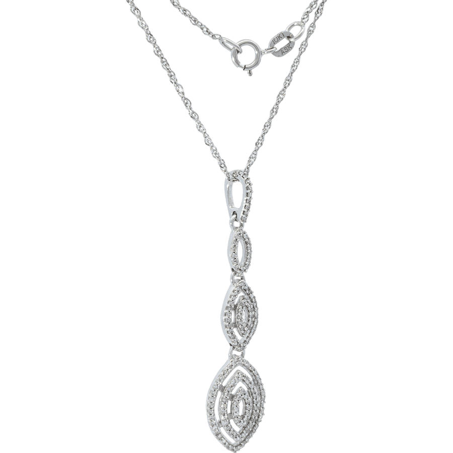 Picture of  Pendant 10k White Gold with 0.67 Carats of Diamonds