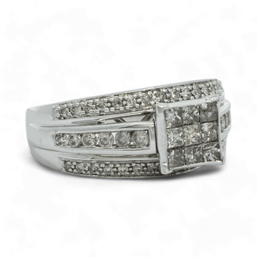 Picture of  Ring 10k White Gold with 1.10 Carats of Diamonds