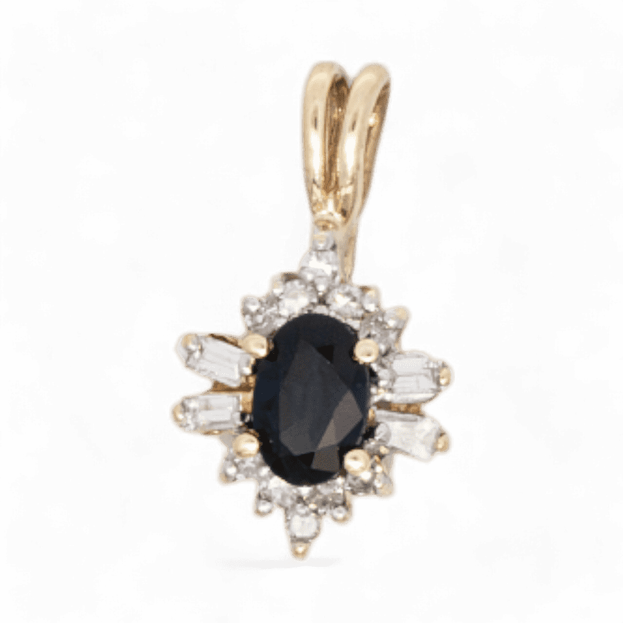  Pendant 10k Yellow Gold with 0.14 Carats of Diamonds