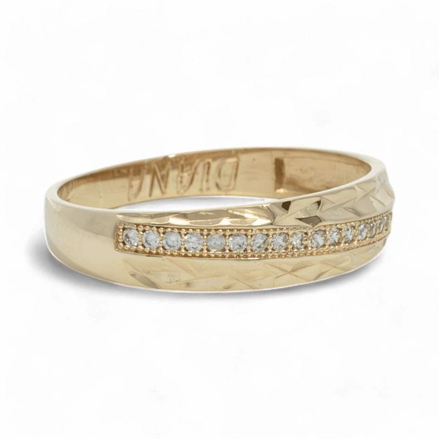 Picture of  Ring 14k Yellow Gold with 0.095 Carats of Diamonds