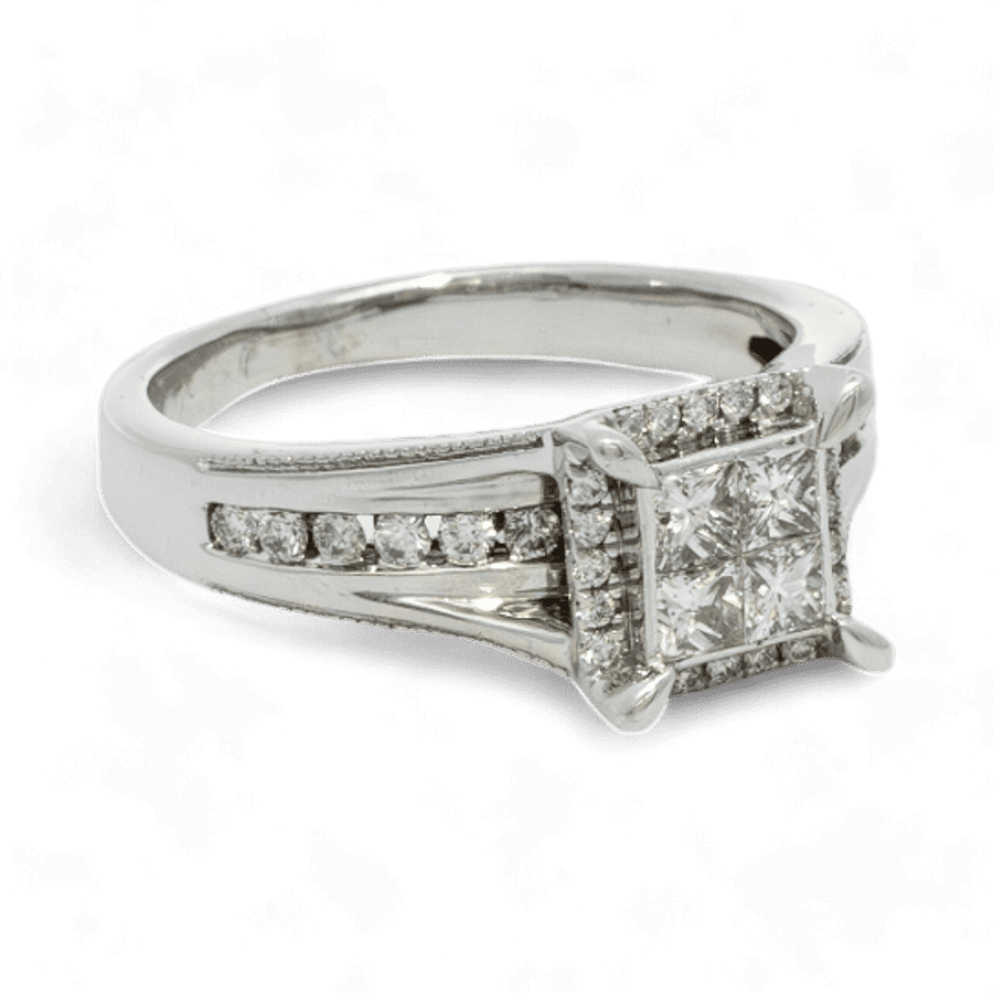 Picture of  Ring 14k White Gold with 1.02 Carats of Diamonds