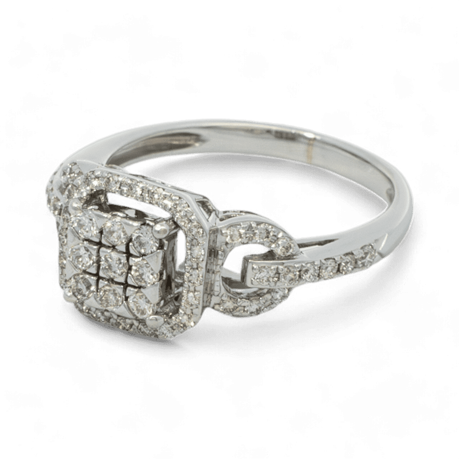 Picture of  Ring 10k White Gold With 0.62 Carats of Diamonds