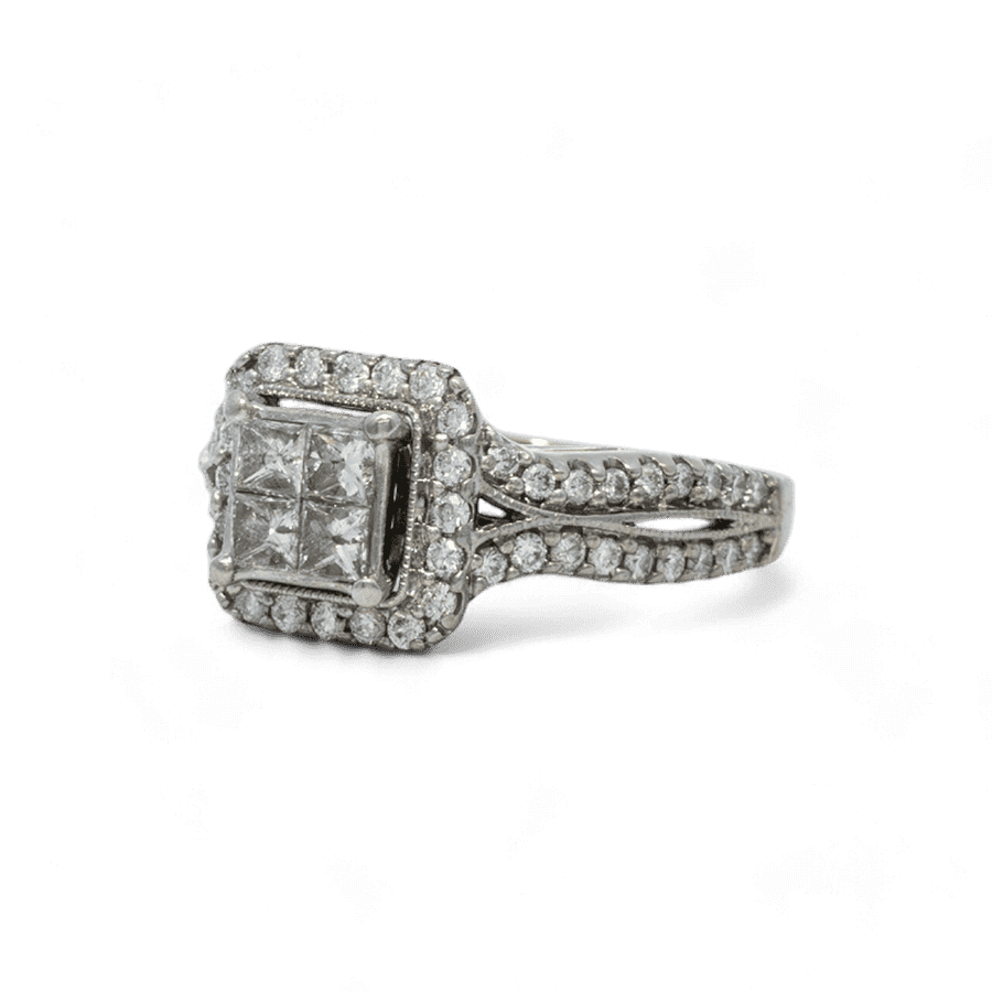 Picture of  Ring 14k White Gold with 1.04 Carats of Diamonds