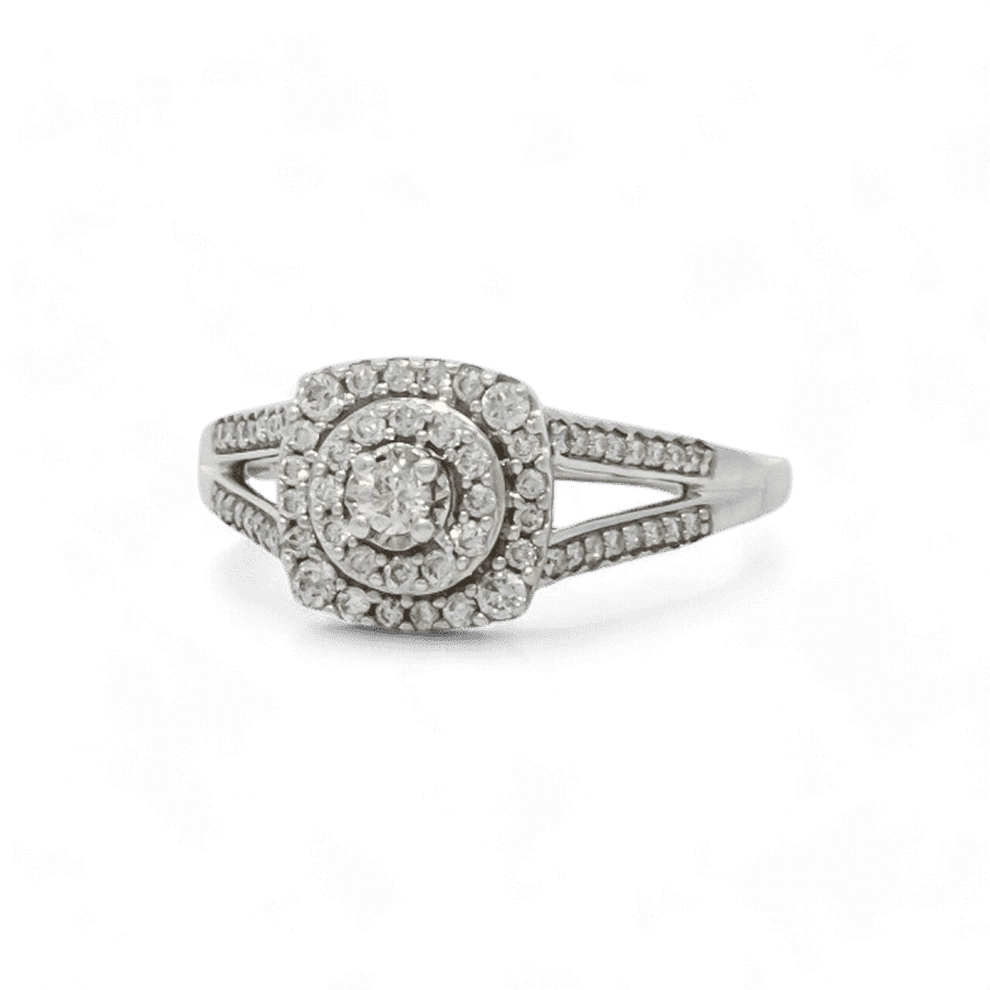 Picture of  Ring 10K White Gold With 0.85 Carats Of Diamonds