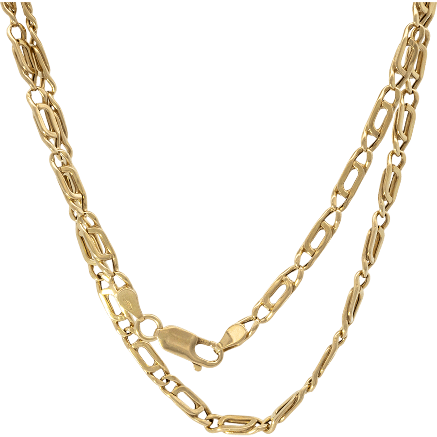  Chain 18K Yellow Gold