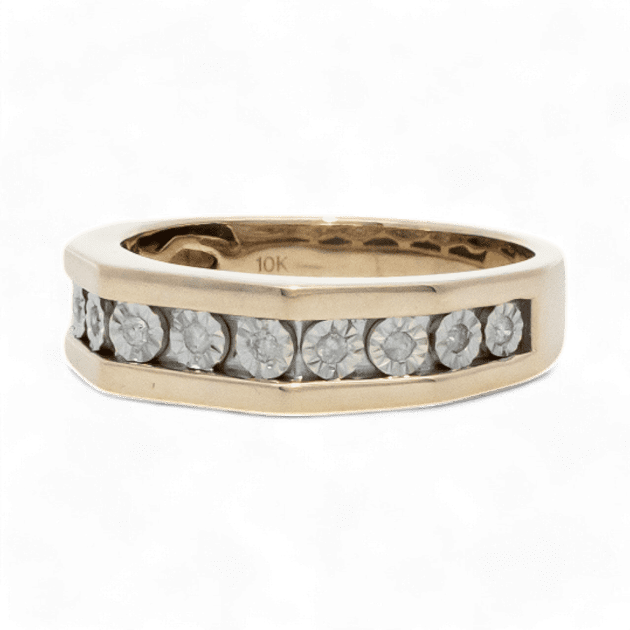 Picture of  Ring 10k Yellow Gold with 0.11 Total Carats of Diamonds