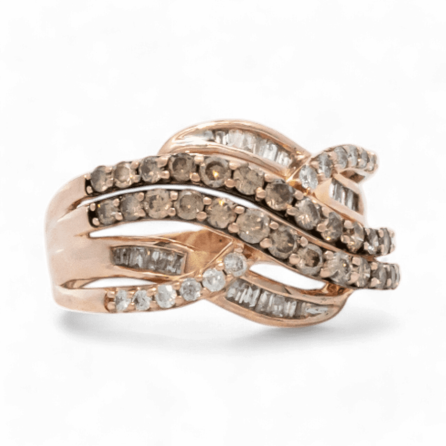 Picture of  Ring 10k Rose Gold with 0.84 Total Carats of Diamonds