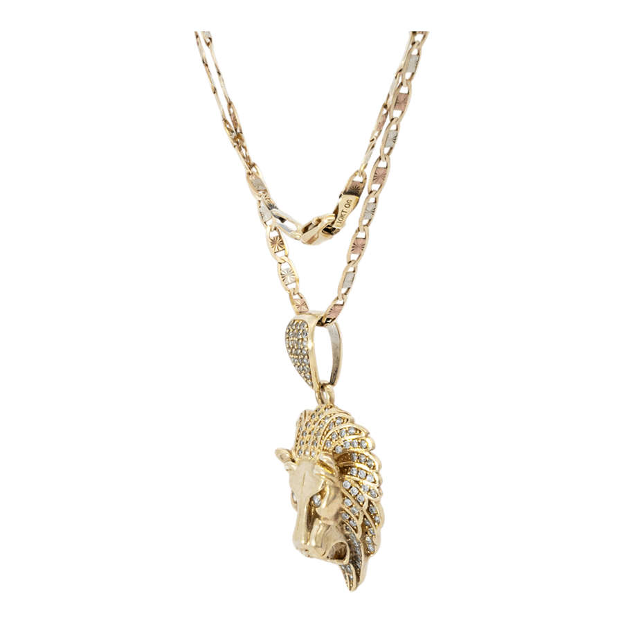 Picture of  Chain 10k Tri toned Gold