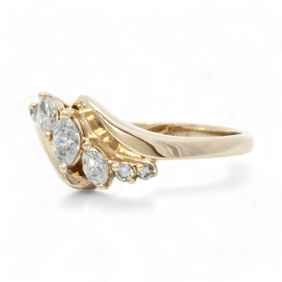 Picture of  Ring 14k Yellow Gold with 0.71 Total Carats of Diamonds