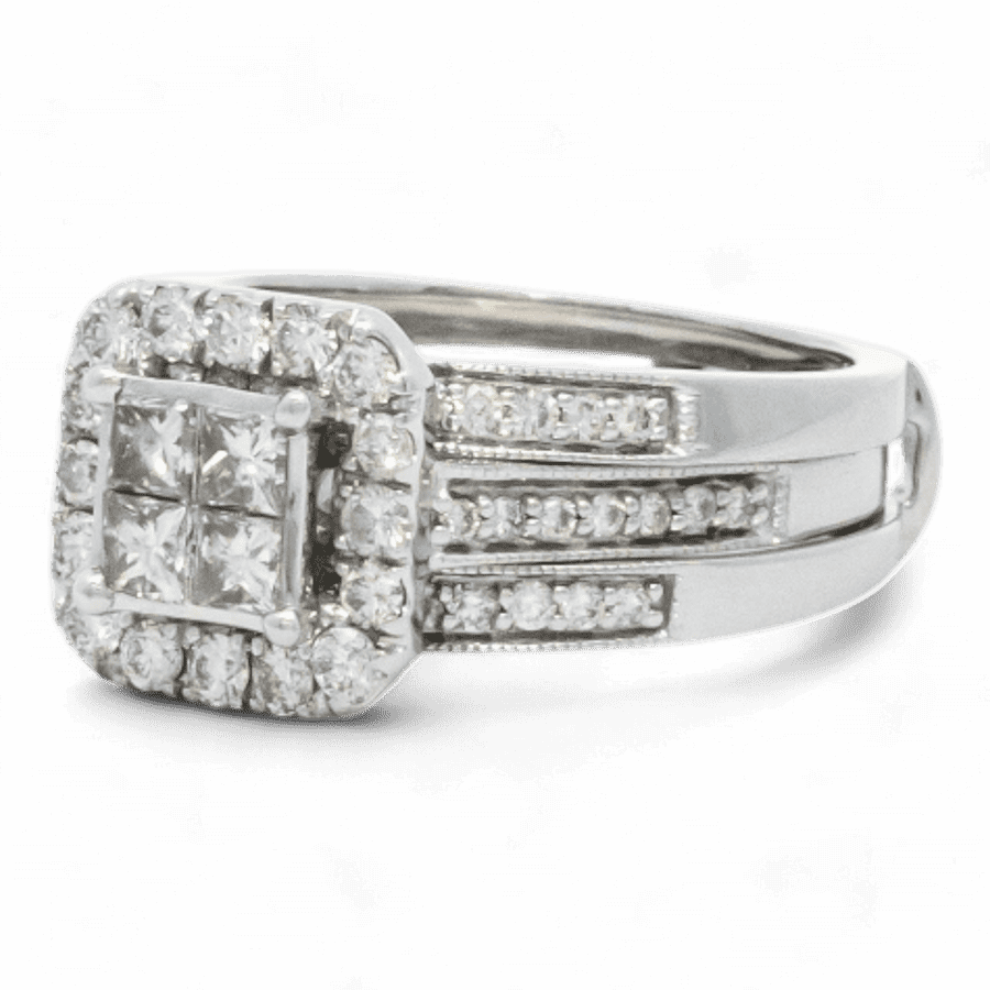 Picture of  Ring 14k White Gold with 1.82 Carats of Diamonds