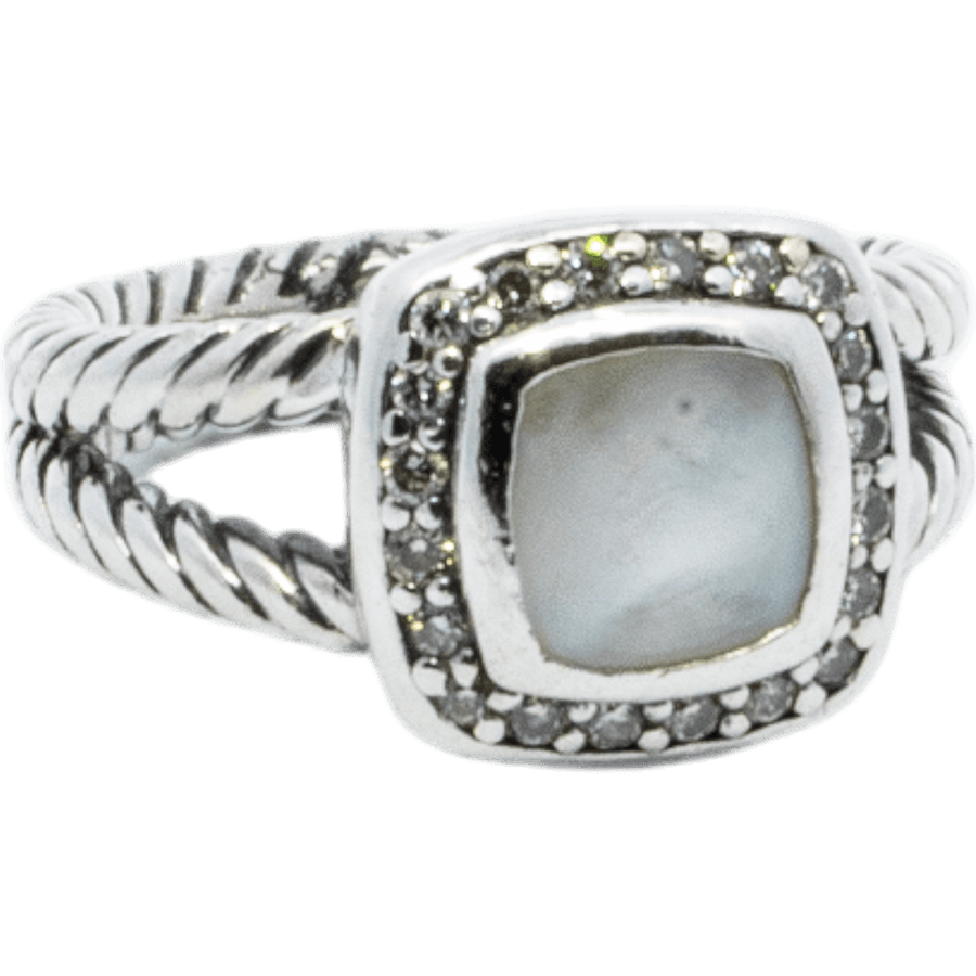 Picture of  Ring Silver with 0.02 Carats of Diamond