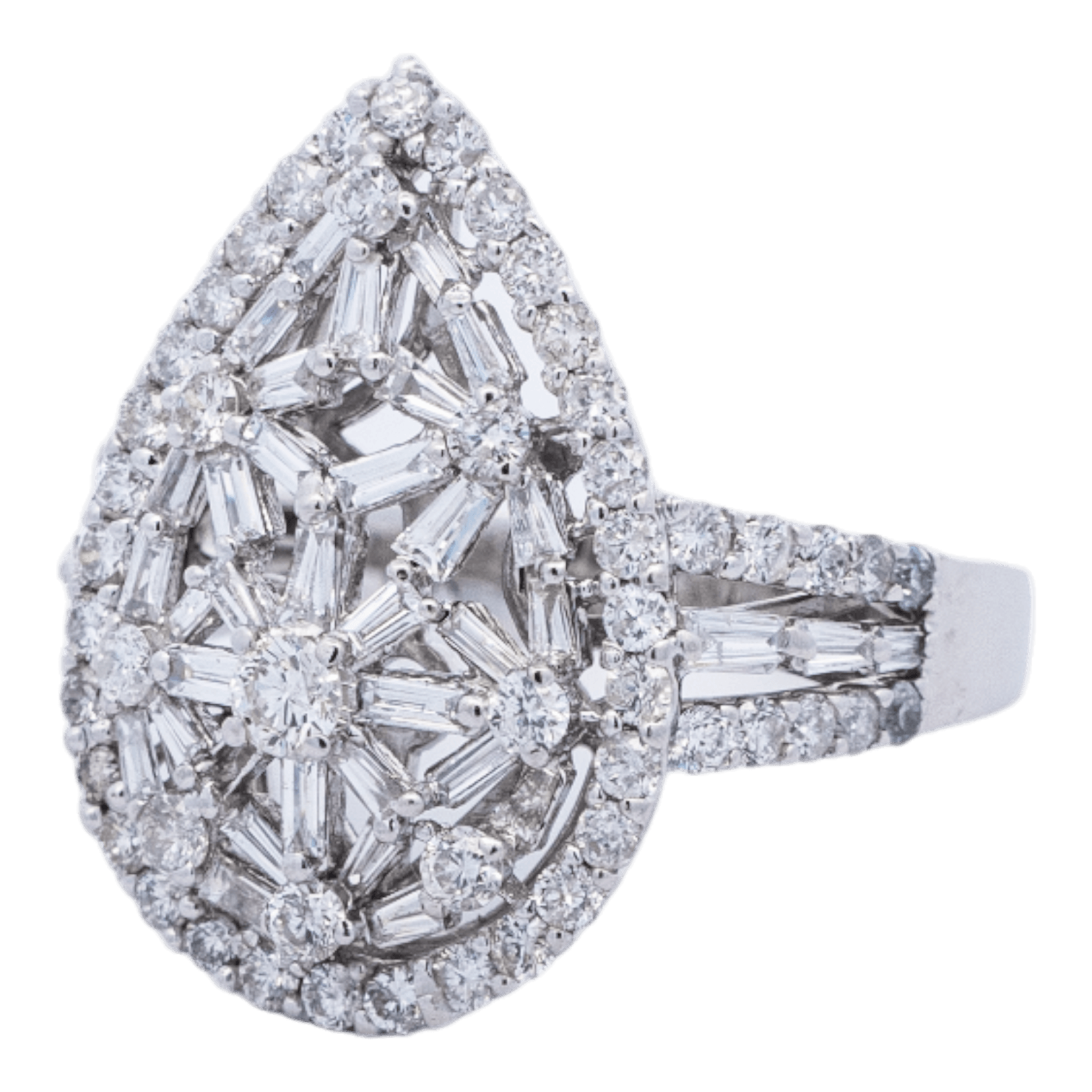 Picture of  Ring 18k White Gold 86 Diamonds