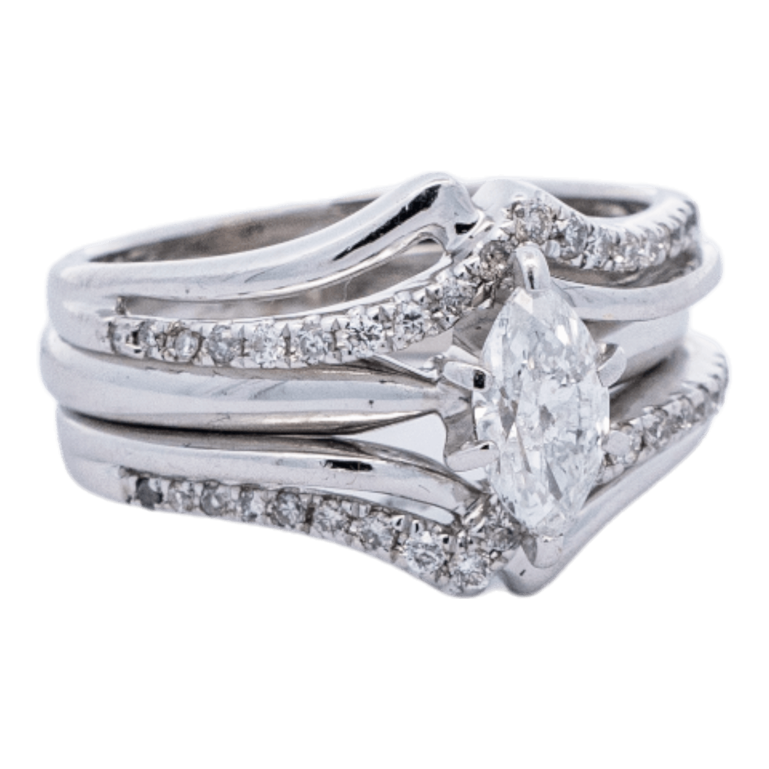 Picture of  Ring 14k White Gold 29 Diamonds