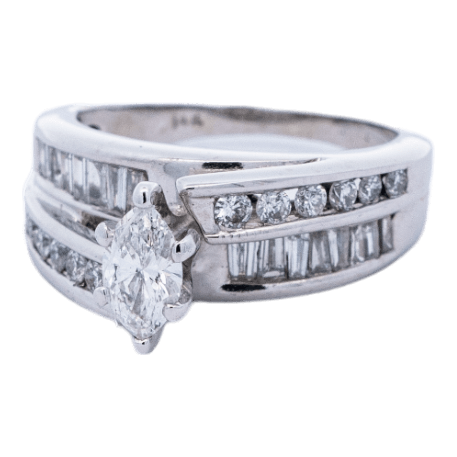 Picture of  Ring 14k White Gold 33 Diamonds