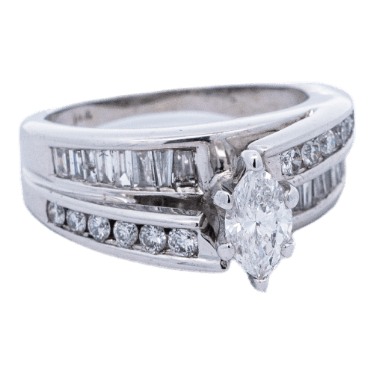 Picture of  Ring 14k White Gold 33 Diamonds