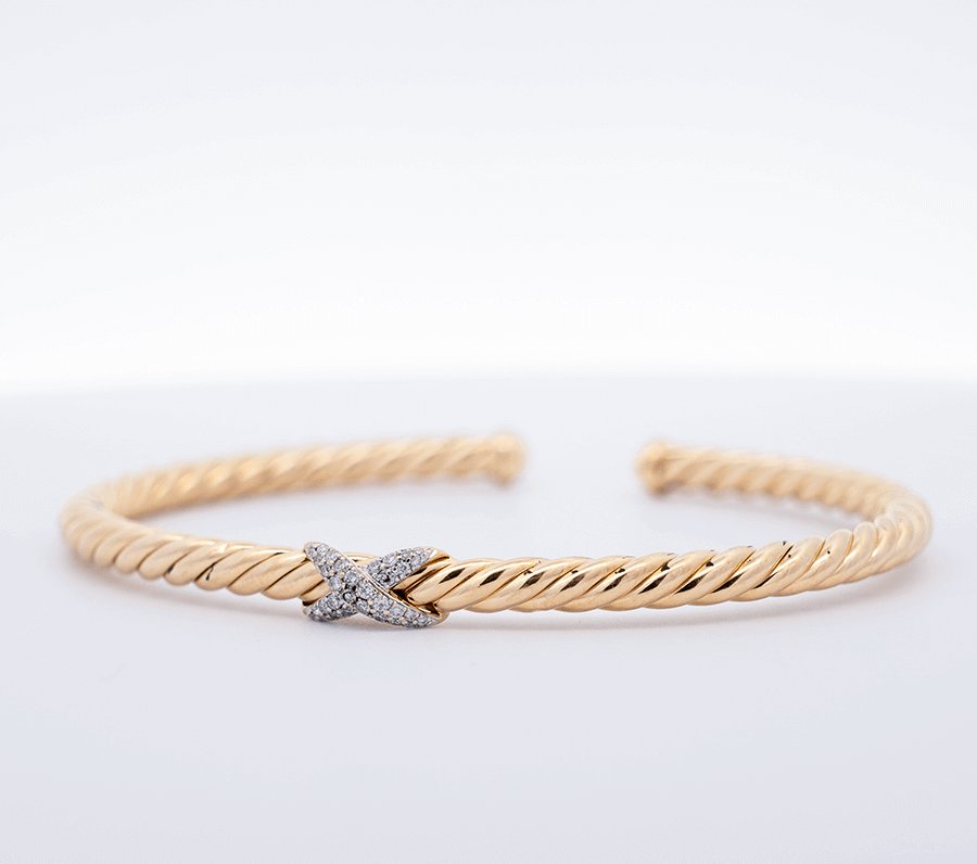 Picture of  Bracelet 18k Yellow Gold 32 Diamonds