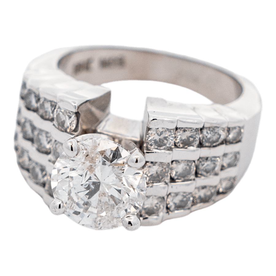 Picture of  Ring 18k White Gold 25 Diamonds