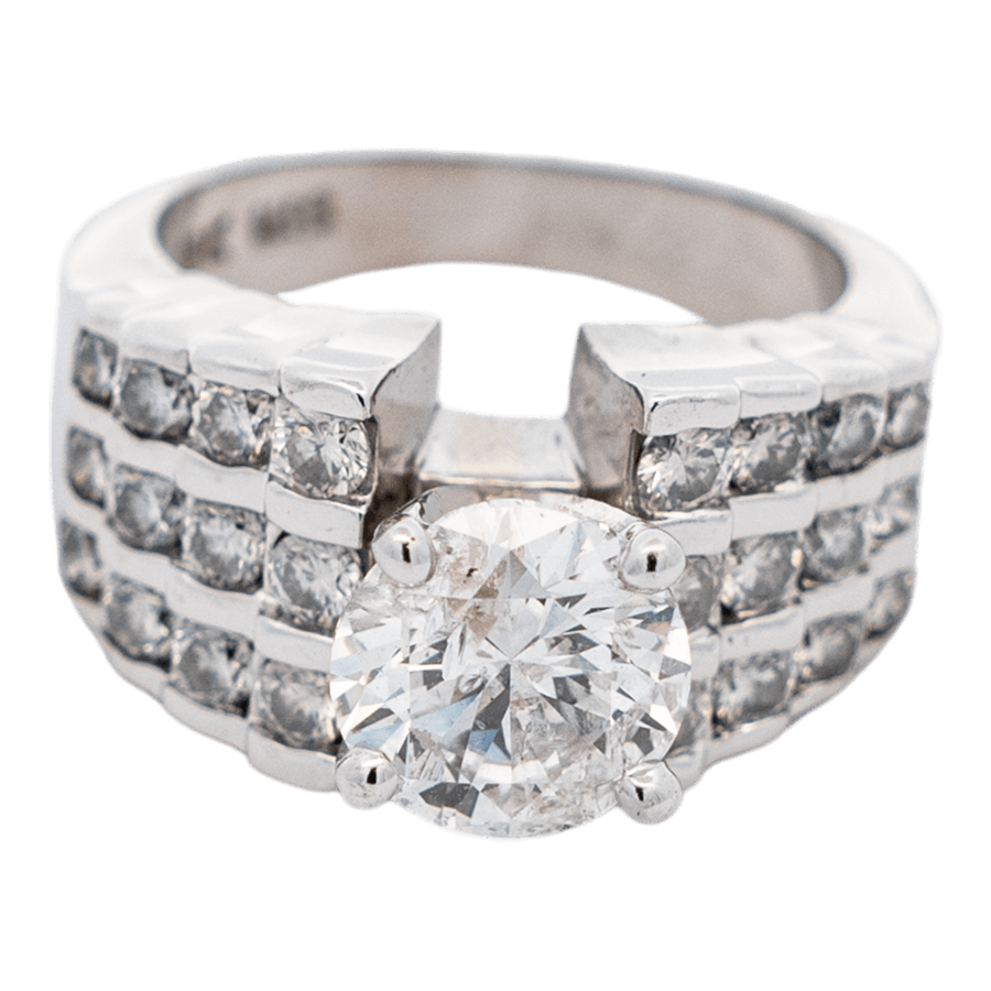 Picture of  Ring 18k White Gold 25 Diamonds