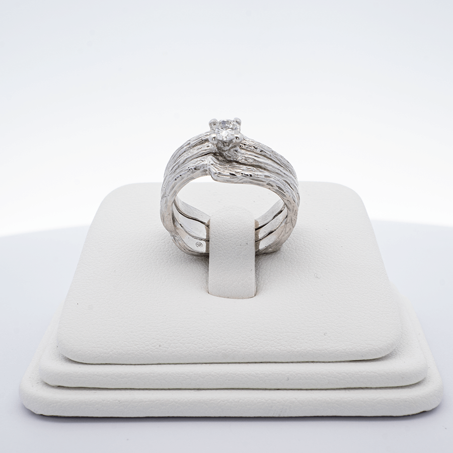 Picture of  Ring 18k White Gold 1 Diamond