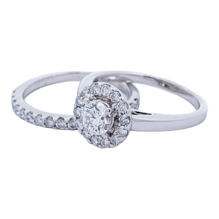 Picture of  Ring 14k White Gold 32 Diamonds