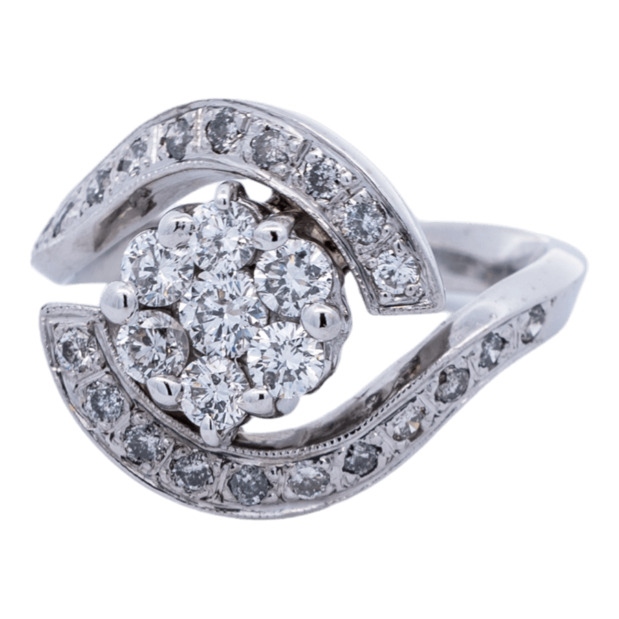 Picture of  Ring 14k White Gold 29 Diamonds