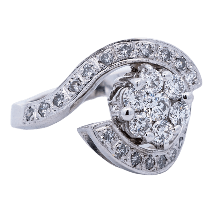 Picture of  Ring 14k White Gold 29 Diamonds