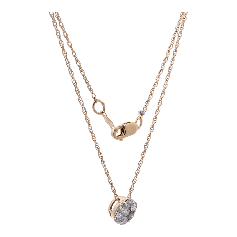 Picture of  Necklace 14k Yellow Gold 7 Diamonds