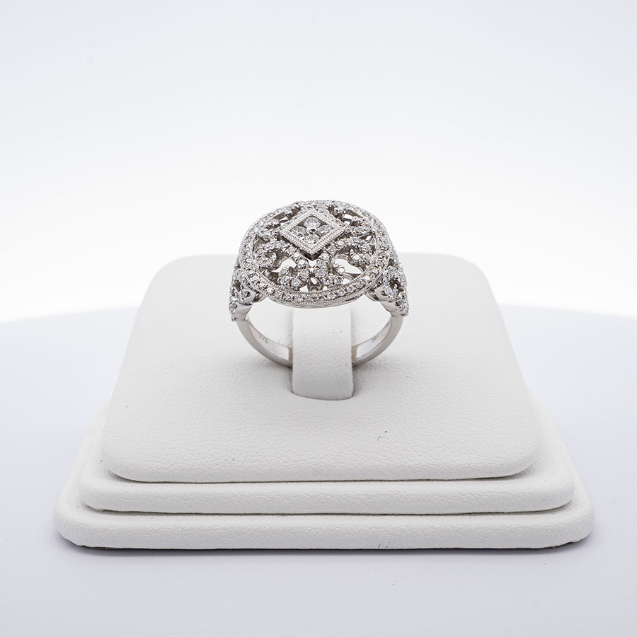 Picture of  Ring 14k White Gold 158 Diamonds