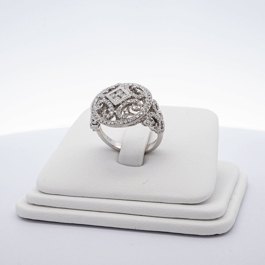 Picture of  Ring 14k White Gold 158 Diamonds