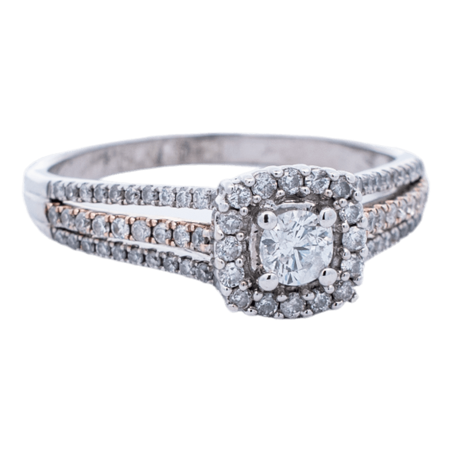 Picture of  Ring 10k White Gold 71 Diamonds