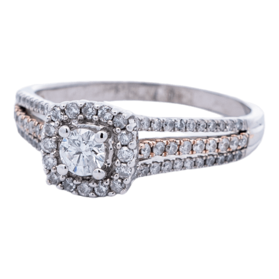 Picture of  Ring 10k White Gold 71 Diamonds