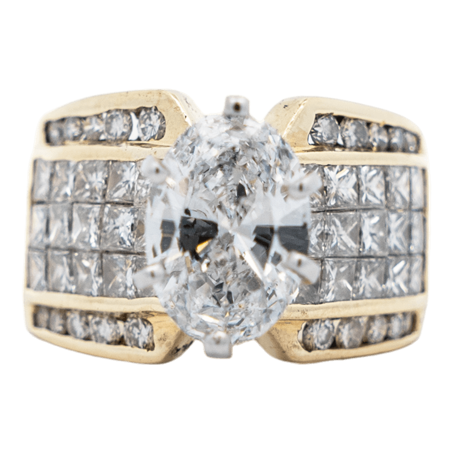 Picture of  Ring 18k Yellow Gold 51 Diamonds