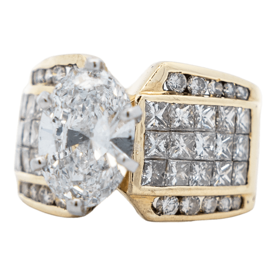 Picture of  Ring 18k Yellow Gold 51 Diamonds