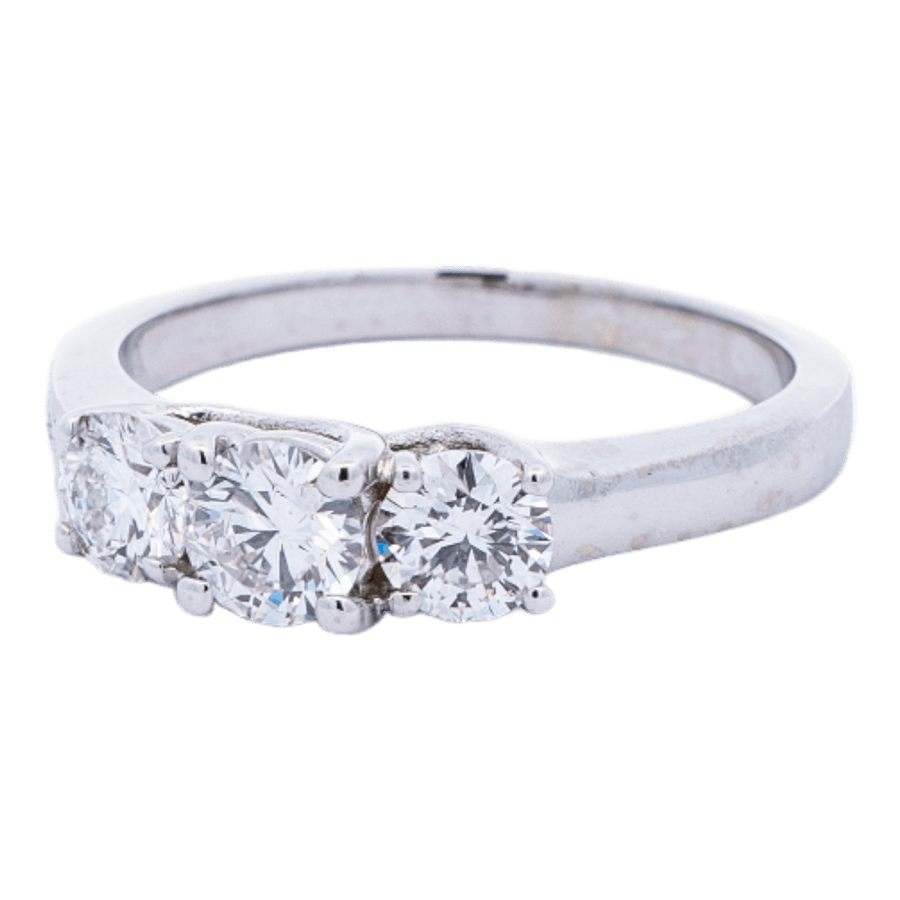 Picture of  Ring 14k White gold 3 Diamonds